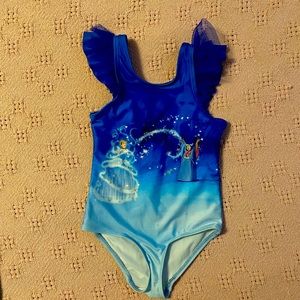 Girls Disney cinderella one piece bathing suit